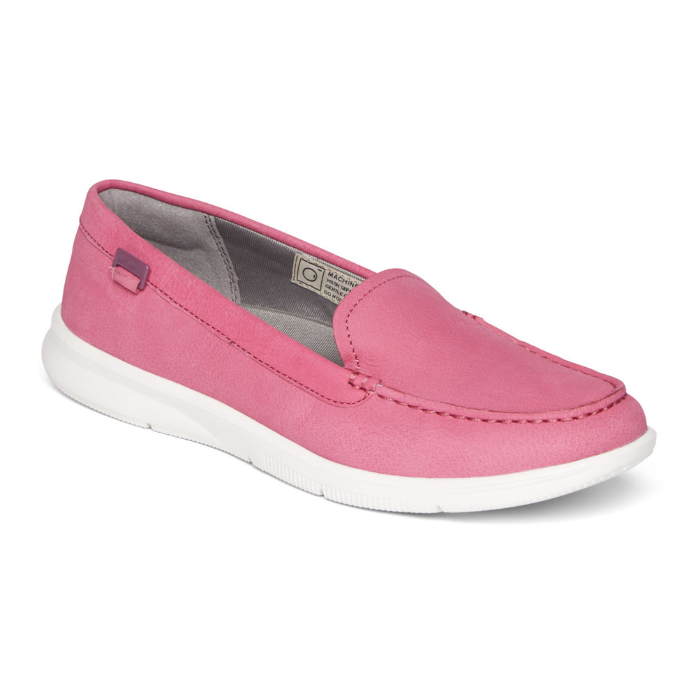 Rockport Womens Loafers Pink - Ayva Washable - UK 806-MODVAF